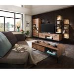 Tv-meubel Meevoo II rustieke eikenhouten look/grafietkleurig