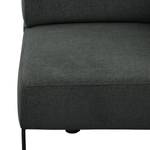 Fauteuil Litti II geweven stof - Geweven stof Nere: Zwart