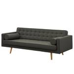 Sofa Kitee I (3-Sitzer) Webstoff - Webstoff Rona: Dunkelgrau