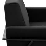 Fauteuil Hanko I Velours - Velours Ravi: Noir