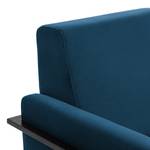 Fauteuil Hanko I fluweel - Velours Ravi: Marineblauw