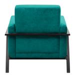 Fauteuil Hanko I Tissu - Tissu Lito: Turquoise