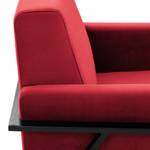 Fauteuil Hanko I Velours - Velours Ravi: Rouge