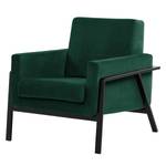 Fauteuil Hanko I fluweel - Velours Ravi: Antiek groen