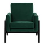 Fauteuil Hanko I Velours - Velours Ravi: Vert vieilli