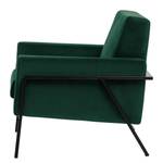 Fauteuil Hanko I Velours - Velours Ravi: Vert vieilli