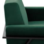 Fauteuil Hanko I fluweel - Velours Ravi: Antiek groen