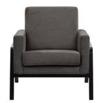 Fauteuil Hanko I Tissu - Tissu Lito: Gris