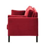 Sofa Voiron I (2,5-Sitzer) Samt - Samt Ravi: Rot