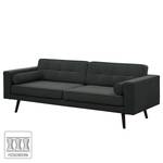 Sofa Vagnas I (3-Sitzer) Webstoff - Webstoff Nere: Schwarz