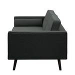 Sofa Vagnas I (3-Sitzer) Webstoff - Webstoff Nere: Schwarz