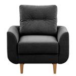 Fauteuil Kaavi I Tissu - Tissu Deran: Anthracite