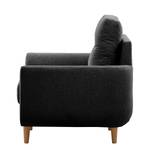 Fauteuil Kaavi I Tissu - Tissu Deran: Anthracite