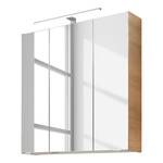 Armoire de toilette Saskia Éclairage inclus - Imitation chêne Riviera - Largeur : 65 cm