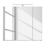 Armoire de toilette Saskia Éclairage inclus - Imitation chêne Riviera - Largeur : 80 cm