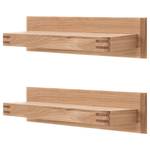 Woonwand Salvo III (4-delig) Bruin - Deels massief hout - 270 x 136 x 50 cm