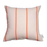 Kissenbezug Neon Stripes Mischgewebe - Orange - 45 x 45 cm