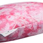 Housse de coussin Pink Palm Coton - Blanc / Rouge - 40 x 40 cm