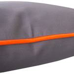 Housse de coussin Neon Edge Coton - Gris / Orange