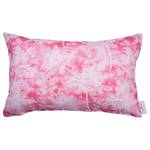 Kussensloop Pink Palm katoen - wit/rood - 50 x 30 cm