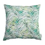 Housse de coussin Tender Green Coton - Vert / Blanc