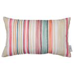 Kissenbezug Washed Stripes Baumwollstoff - Mehrfarbig - 50 x 30 cm