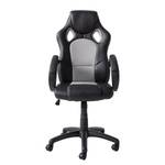 Gaming Chair Livaro Kunstleder & Mesh / Kunststoff - Schwarz / Grau