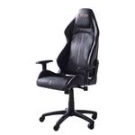 Chaise gamer mcRacing III Imitation cuir / Matière plastique - Noir / Blanc / Imitation carbone