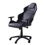 Chaise gamer mcRacing III Imitation cuir / Matière plastique - Noir / Blanc / Imitation carbone