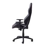 Chaise gamer mcRacing III Imitation cuir / Matière plastique - Noir / Blanc / Imitation carbone