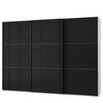 Schwebetürenschrank Level 36 C Hochglanz Schwarz / Weiß - 300 x 216 cm - Ohne