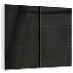 Schwebetürenschrank Level 36 C Hochglanz Schwarz / Weiß - 250 x 216 cm - Ohne