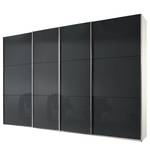 Schwebetürenschrank Level 36 C Hochglanz Schwarz / Weiß - 350 x 216 cm - Ohne