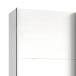 Armoire à portes coulissantes Level 36C Blanc / Noir brillant - 200 x 236 cm - Sans