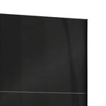 Schwebetürenschrank Level 36 C Weiß / Hochglanz Schwarz - 200 x 236 cm - Ohne