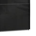 Zweefdeurkast Level 36 C Wit/hoogglans zwart - 200 x 236 cm - Zonder