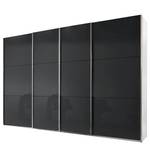 Schwebetürenschrank Level 36 C Hochglanz Schwarz / Weiß - 350 x 236 cm - Ohne