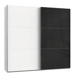 Armoire à portes coulissantes Level 36C Blanc / Noir brillant - 250 x 236 cm - Sans