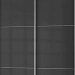 Armoire à portes coulissantes Level 36C Blanc / Noir brillant - 350 x 236 cm - Plus de 5 tiroirs
