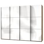 Schwebetürenschrank Level 36 C Hochglanz Weiß / Eiche Dekor - 300 x 216 cm - Ohne