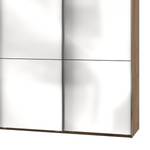 Schwebetürenschrank Level 36 C Hochglanz Weiß / Eiche Dekor - 300 x 216 cm - Ohne