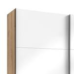 Armoire à portes coulissantes Level 36C Blanc brillant / Imitiation chêne - 250 x 216 cm - 3