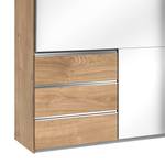 Schwebetürenschrank Level 36 C Hochglanz Weiß / Eiche Dekor - 200 x 216 cm - 3