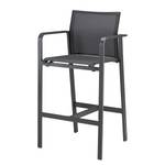 Table et chaises Rhodos (3 éléments) Aluminium - Anthracite / Ardoise