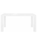 Eettafel Tresco hoogglans wit - 160 x 90 cm