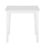 Table Florien Partiellement en pin massif - Blanc - 120 x 80 cm