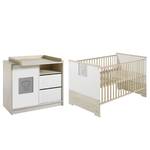 Babyzimmer-Set Eco Slide (2-teilig) Braun - Weiß - Holzwerkstoff