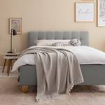 Letto imbottito Woodlake I Tessuto Mavie: grigio - 160 x 200cm - Senza portaoggetti interno