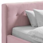 Letto imbottito Woodlake II Velluto Ravi: mauve - 160 x 200cm - Senza portaoggetti interno