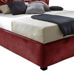 Boxspringbett Eike Rot - 180 x 200cm - H2